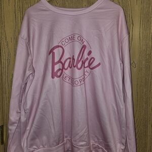 Barbie Women's Pink Graphic Sweatshirt